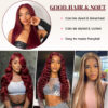 16A Raw Straight Bundles Human Hair 99J Burgundy Human Hair Bundles ,100% Unprocessed Burmese Virgin Remy ,No Tangle Shedding (99J Burgundy Bundles, 22 24 26 28 Inch)