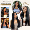 16A Raw Straight Bundles Human Hair,Triple Lifespan,Burmese Virgin Remy Hair Extensions,No Tangle Shedding（22 24 26 Inch）