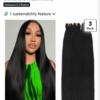 16A Raw Straight Bundles Human Hair,Triple Lifespan,Burmese Virgin Remy Hair Extensions,No Tangle Shedding（22 24 26 Inch）